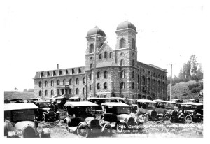 OldMonasteryWithCars